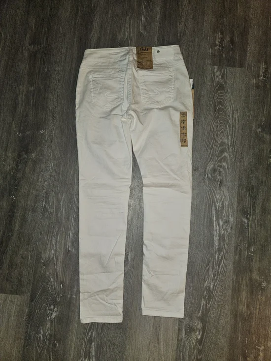 Silver Jeans Slim Fit Cream Jeans - Picture 3 of 5